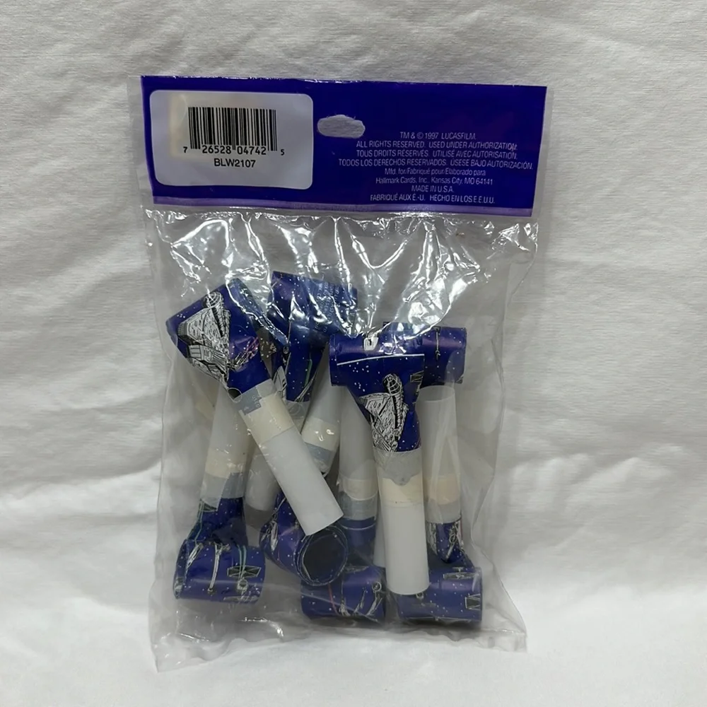 Vintage Star Wars party hats & blowouts set